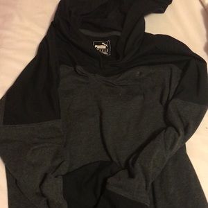 Puma Long Sleeve Hooded Tshirt